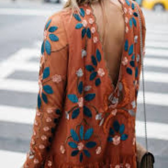 Free People “Hearts Are Wild” Mini Dress (NWOT) - Picture 13 of 13